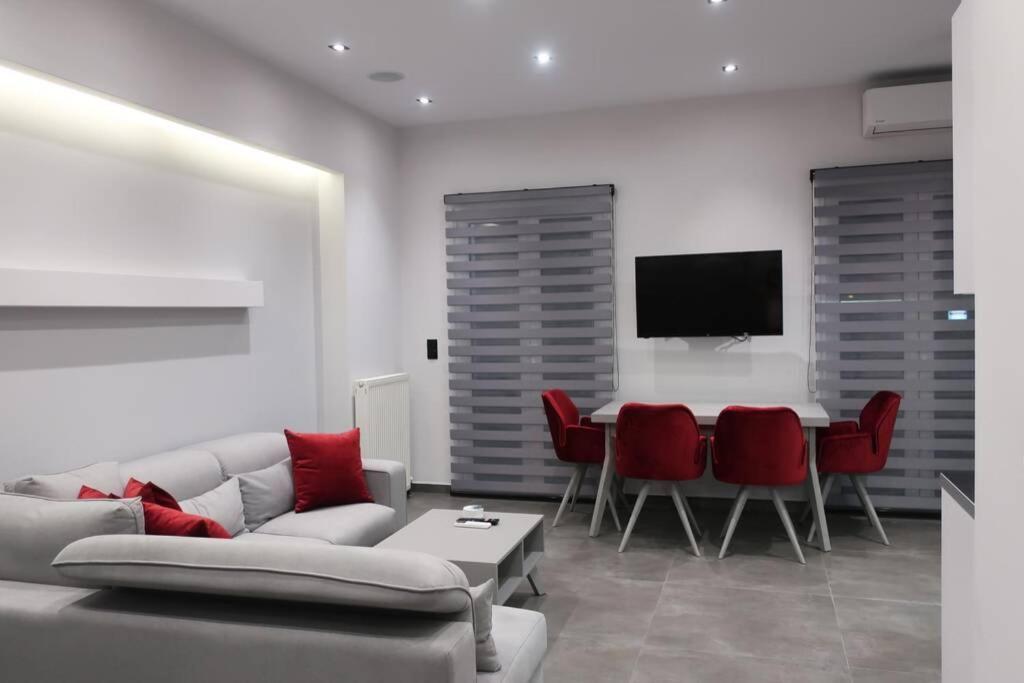 πολυτελές 3 χαλκίδα-παραλία αυλίδος Apartment Paralia Avlidhos